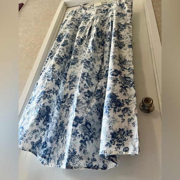 Sevya Handmade Blue Floral Dress - Picture 2 of 8